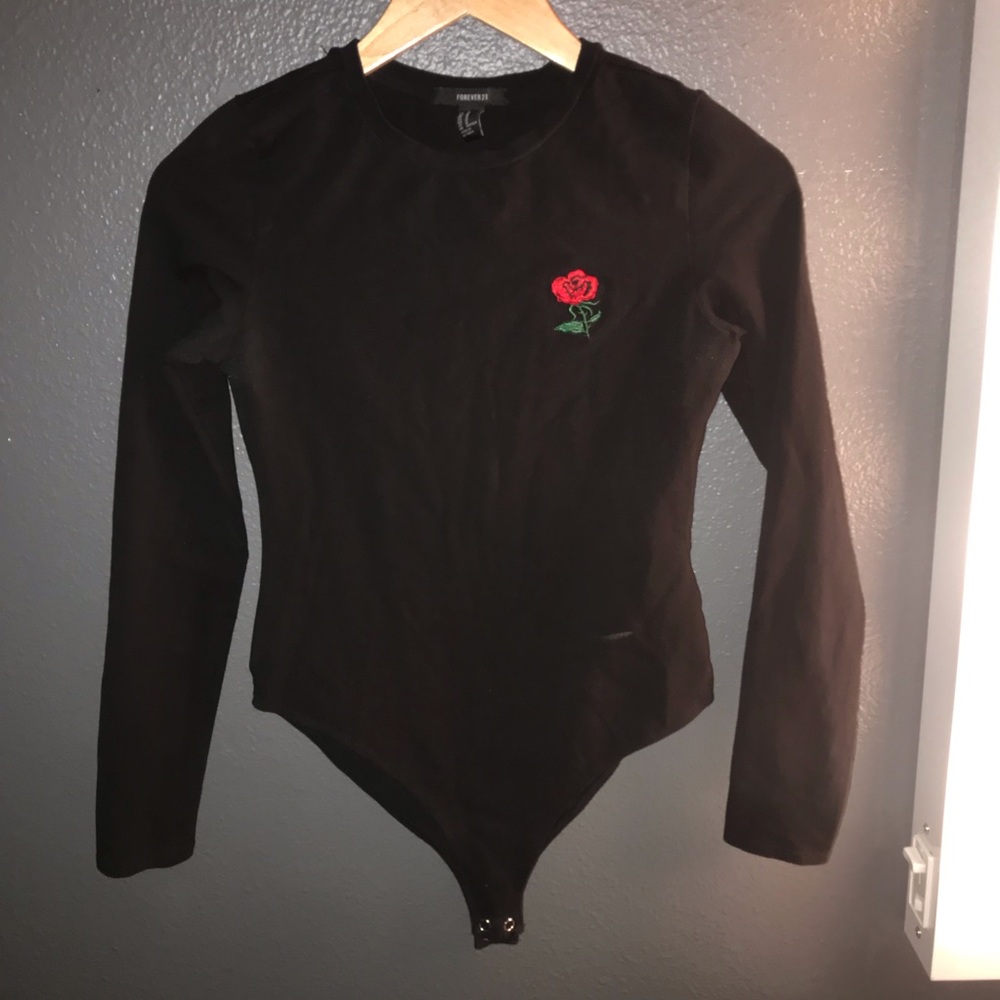 Black Rose Bodysuit